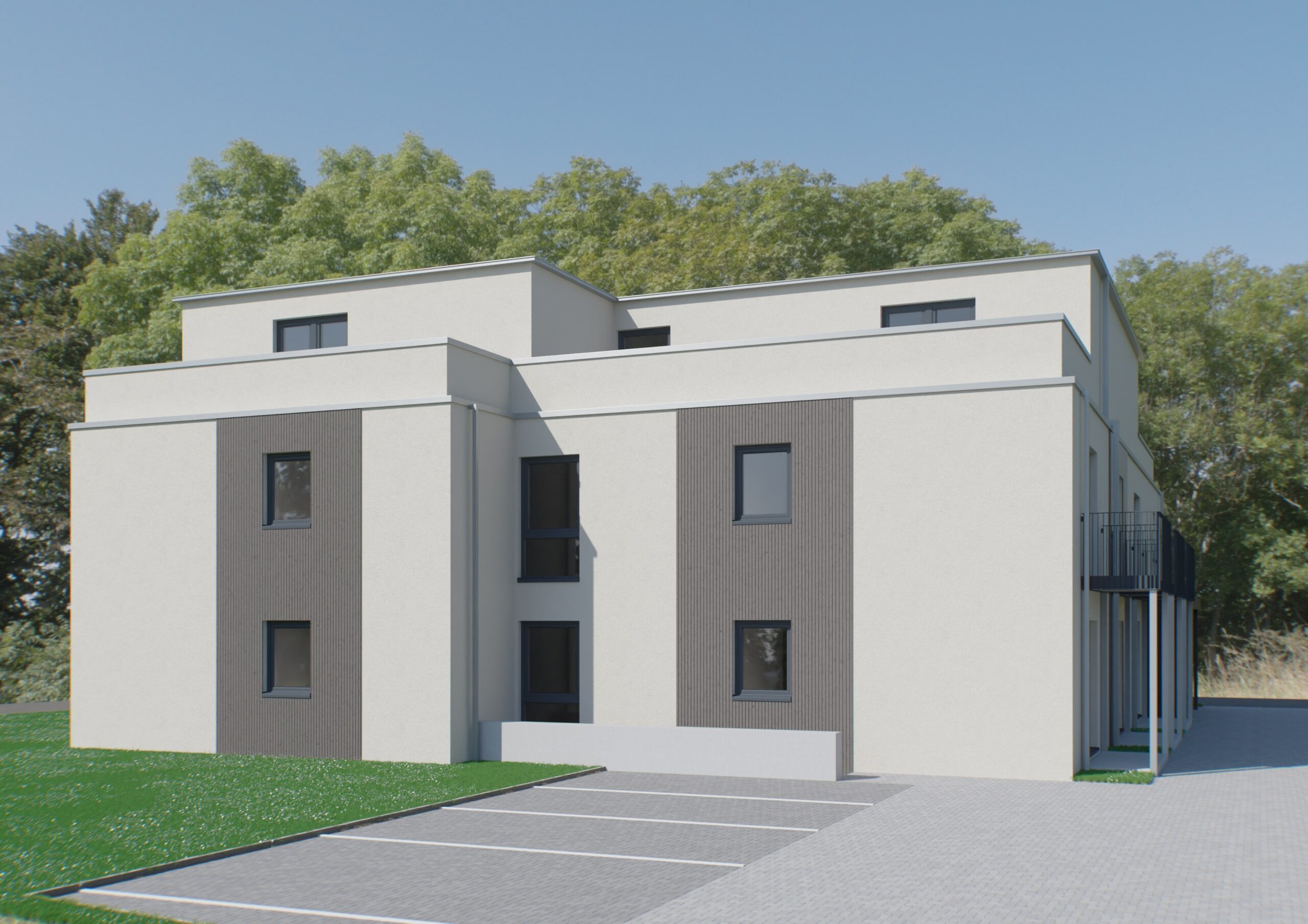 3D-Rendering – Visualisierung des fertigen Gebäudes