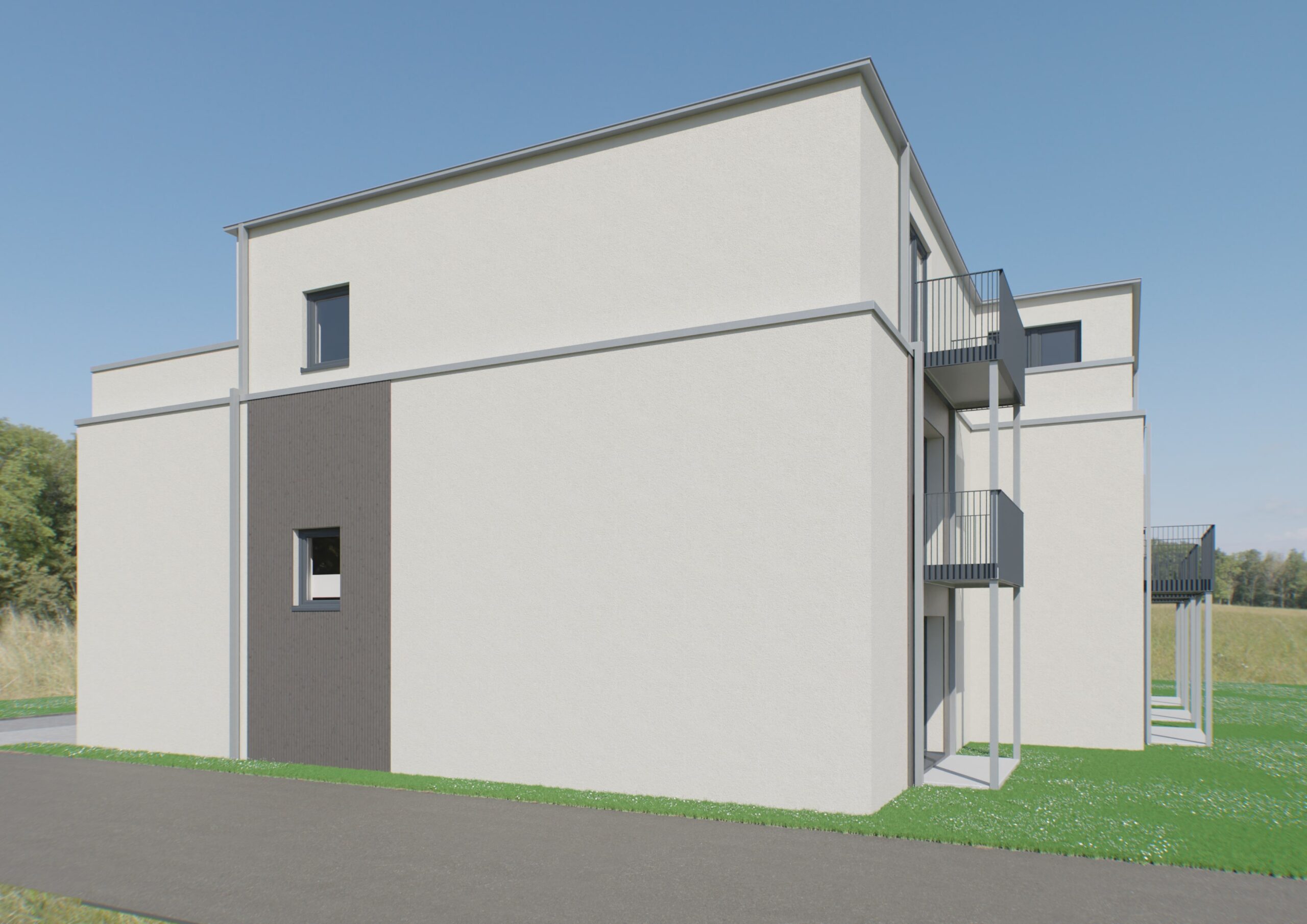 3D-Rendering – Visualisierung des fertigen Gebäudes