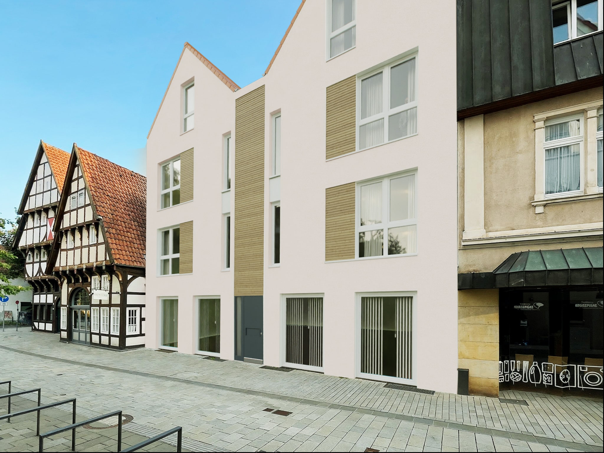 Visualisierung des künftigen Boardinghouse