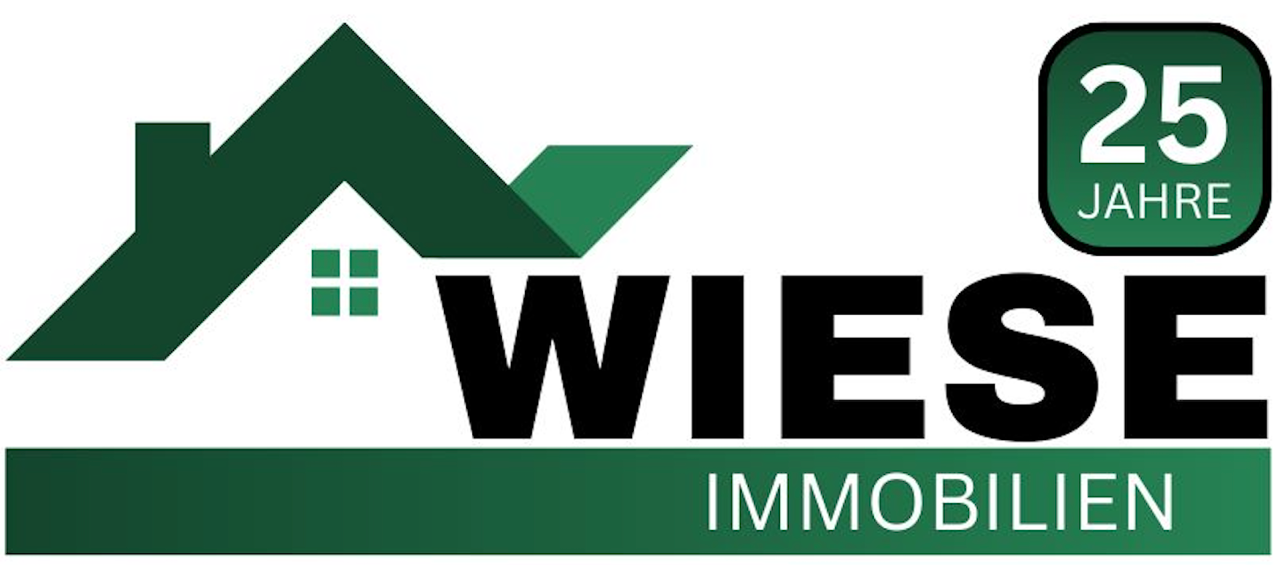Wiese Immobilien Logo, 25 Jahre